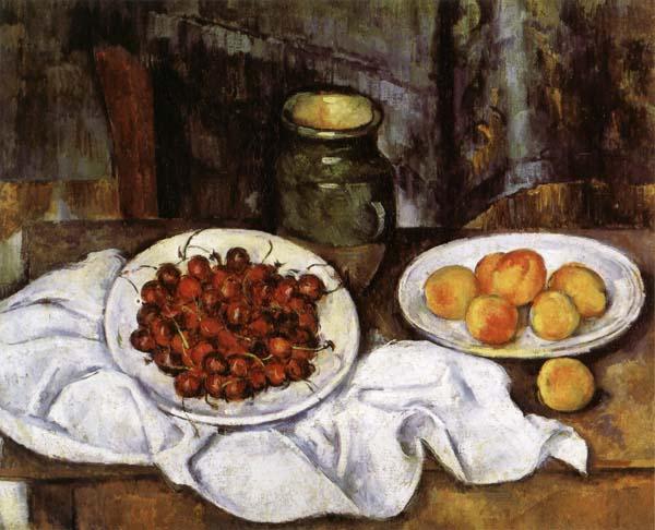 Paul Cezanne Cherries and Peaches China oil painting art